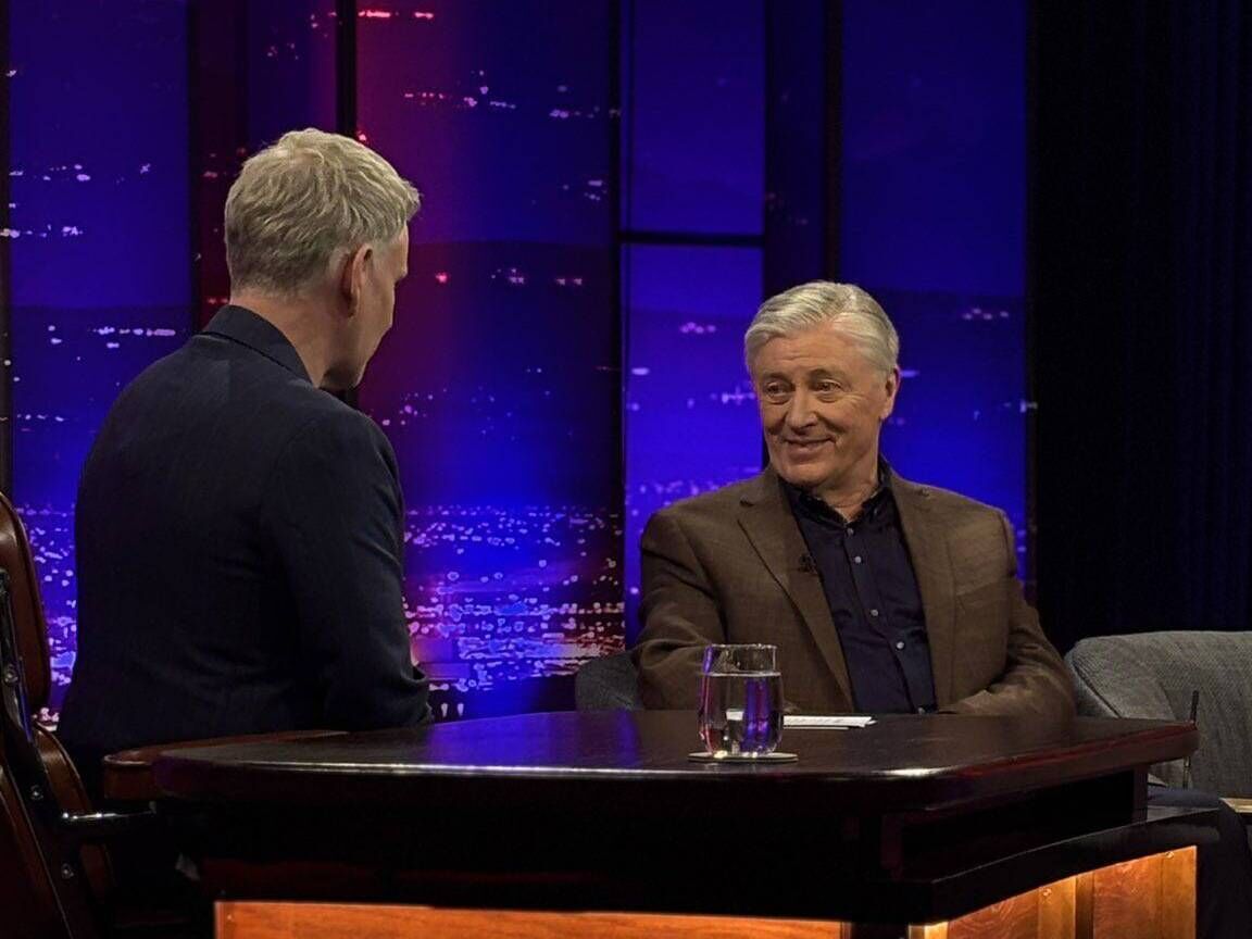 Former host Pat Kenny on The Late Late Show Former host Pat Kenny on The Late Late Show