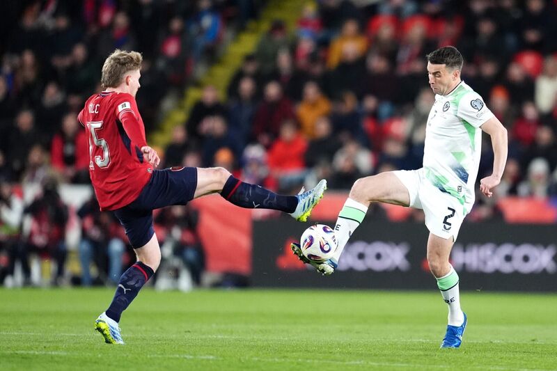 Coleman has had very little game time for Everton but was a key feature of Ireland's qualification efforts. Pic: Adam Davy/PA