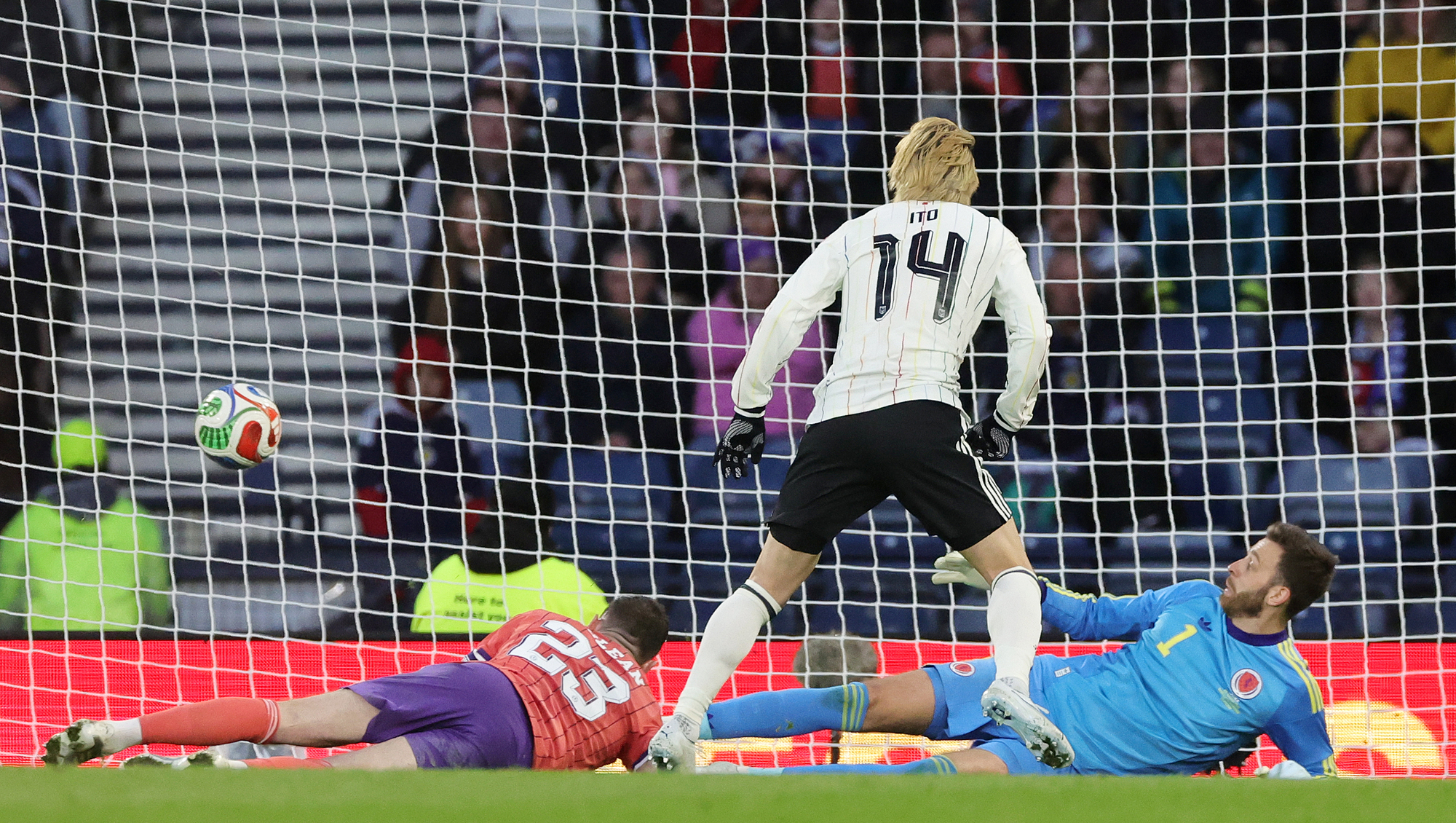 Japan strike late to beat Scotland at Hampden