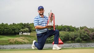 <p>Alex Fitzpatrick following his victory in the Hero Indian Open at DLF Golf and County Club in New Delhi. Pic: Octavio Passos/Getty Images</p> <p>Alex Fitzpatrick following his victory in the Hero Indian Open at DLF Golf and County Club in New Delhi. Pic: Octavio Passos/Getty Images</p>