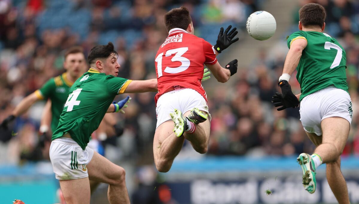 Cork's Chris Og Jones scores a point. Pic: INPHO/James Crombie