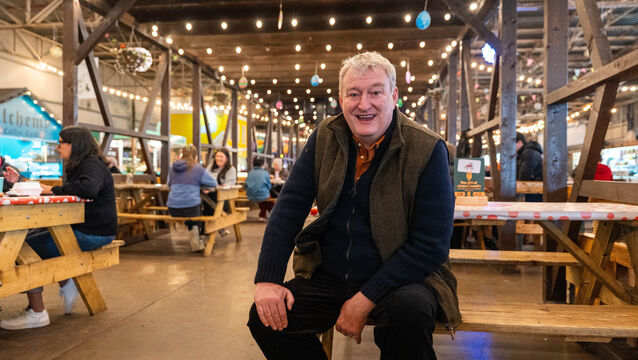 <p>Business owner Tom Coughlan at the Marina Market. 	Picture: Noel Sweeney </p>