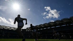<p>Kerry players warm up. Pic: Ray McManus/Sportsfile</p> <p>Kerry players warm up. Pic: Ray McManus/Sportsfile</p>