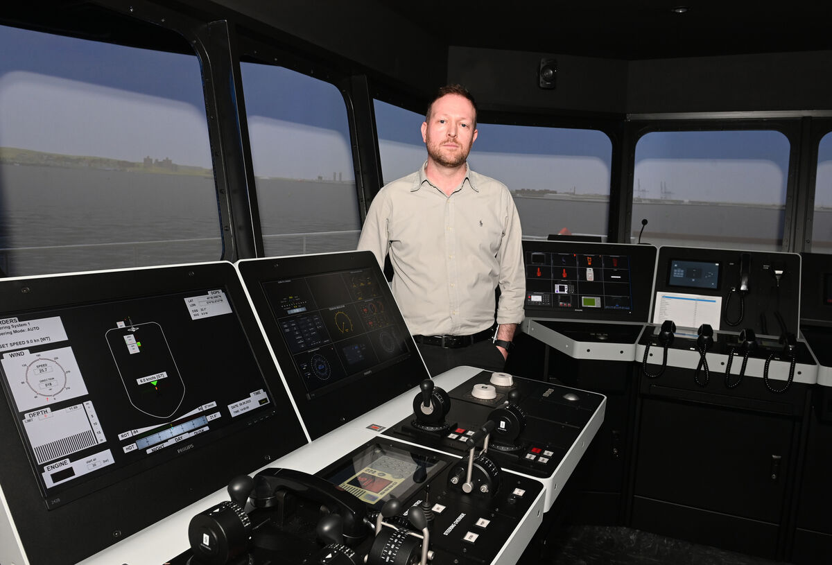 Robert McCabe at the National Maritime College of Ireland (NMCI) at Ringaskiddy, Cork Harbour, where he has just started as head of the new maritime security research project. Picture: Larry Cummins