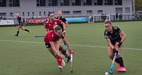 Lauren Cripps of UCC in Possession.jpeg Hockey: Lisnagarvey hit the front as relegation battles heat up