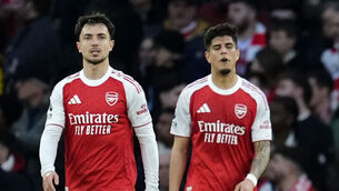 <p>Martin Zubimendi and Piero Hincapie are the latest Arsenal players to depart their international squads — Spain and Ecuador respectively — due to injury concerns. Picture: Nick Potts/PA </p>