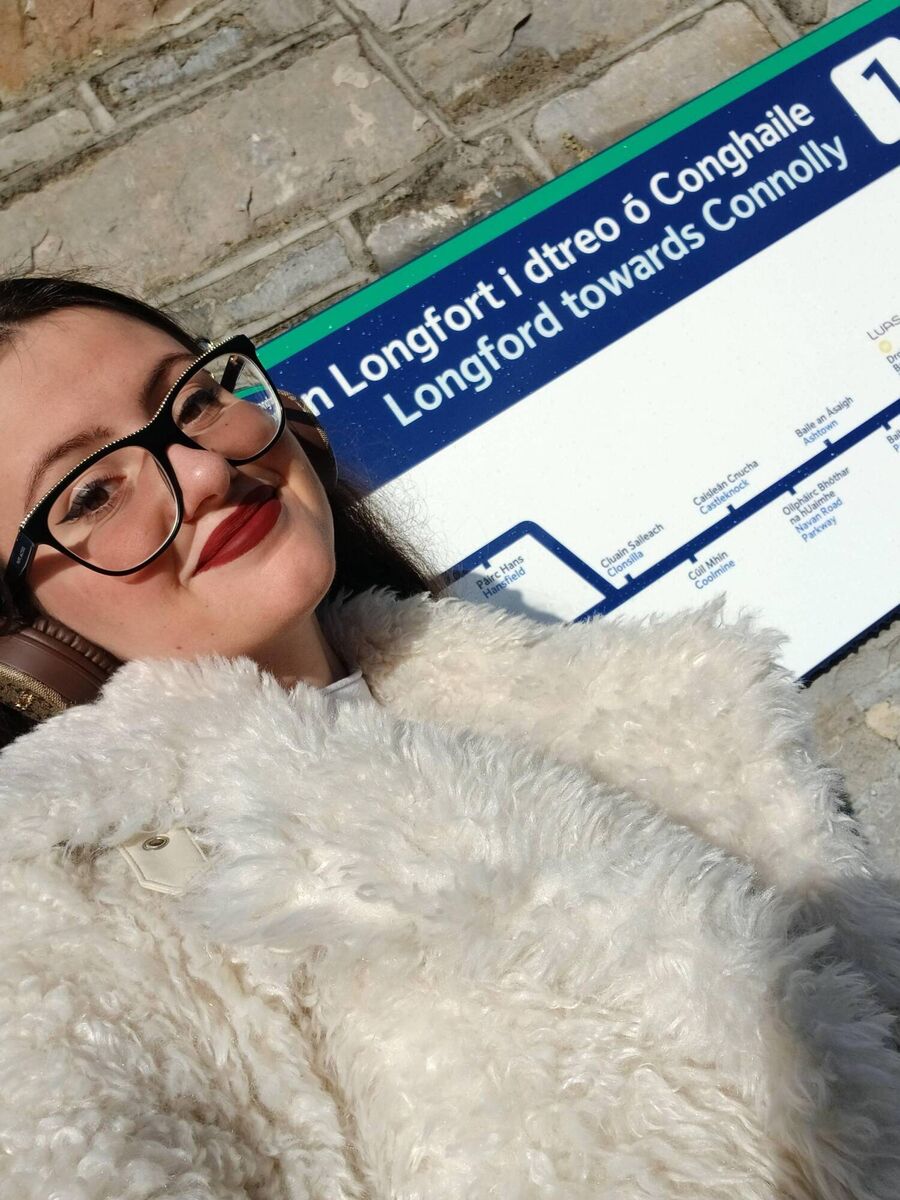 Daniela Rana commutes from her home in Longford to UCD — a round trip of five hours. 'I really do like to make the most of my time on the train.' Daniela Rana commutes from her home in Longford to UCD — a round trip of five hours. 'I really do like to make the most of my time on the train.'
