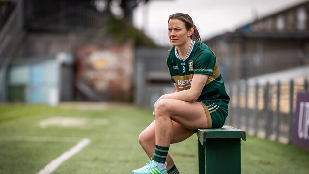 <p>ONE STAGE: Kerry footballer Anna Galvin at the Munster Championship launch at FBD Semple Stadium. Pic: ©INPHO/Morgan Treacy</p>