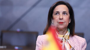 Spain’s Defence Minister Margarita Robles announced that Spain’s airspace was closed to US planes involved in the Iran war (Omar Havana/AP) Spain’s Defence Minister Margarita Robles announced that Spain’s airspace was closed to US planes involved in the Iran war (Omar Havana/AP)