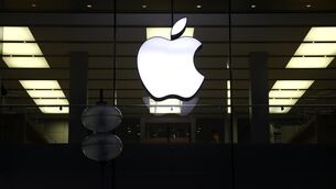<p>The UK's Office of Financial Sanctions Implementation (OFSI) has fined a Cork-based subsidiary of Apple £390,000 (€449,000) over a breach of Britain's Russia sanctions over payments to an app developer. Picture: AP Photo/Matthias Schrader</p>