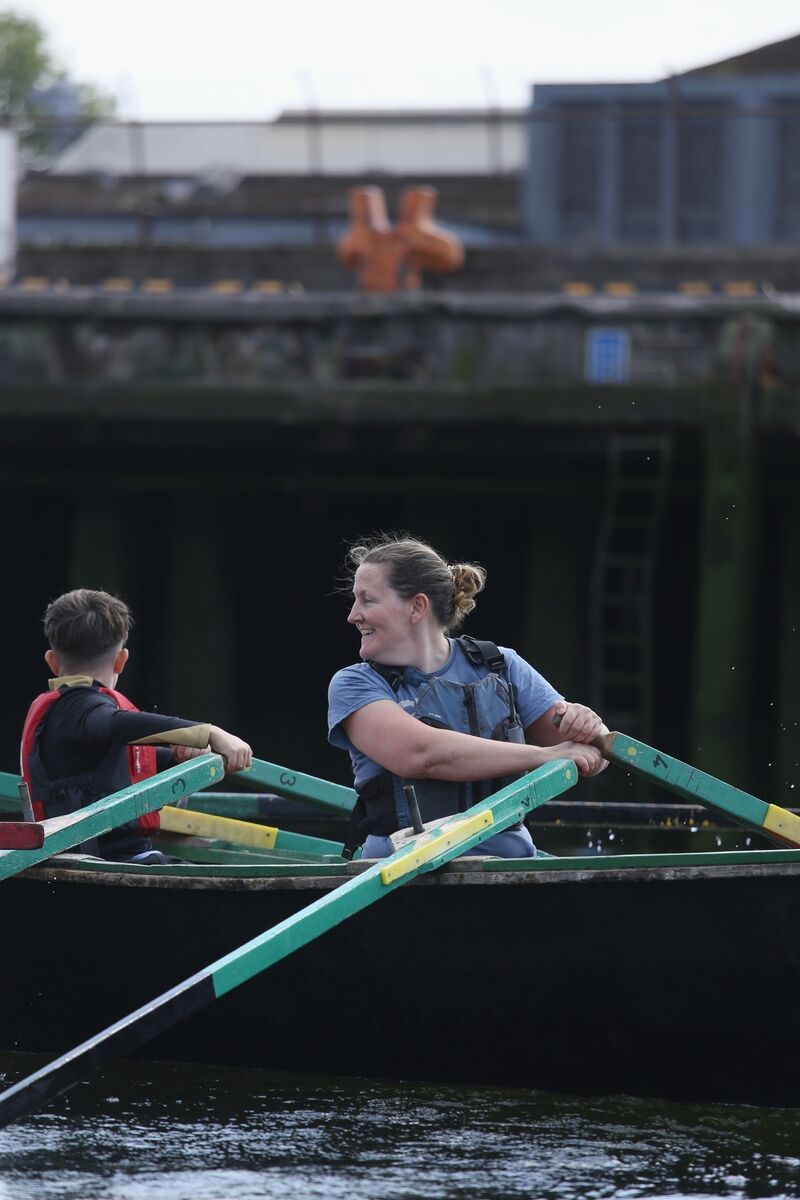 Clare Hayden, manager at Bádóireacht which helps 12- to 25-year-olds to progress from being novice rowers to a lifelong engagement with maritime activities. Clare Hayden, manager at Bádóireacht which helps 12- to 25-year-olds to progress from being novice rowers to a lifelong engagement with maritime activities.