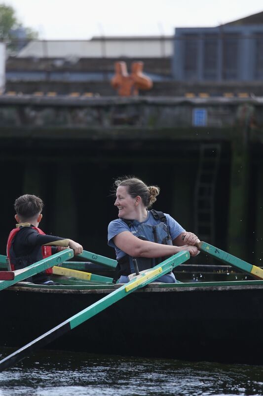 Clare Hayden, manager at Bádóireacht which helps 12- to 25-year-olds to progress from being novice rowers to a lifelong engagement with maritime activities.