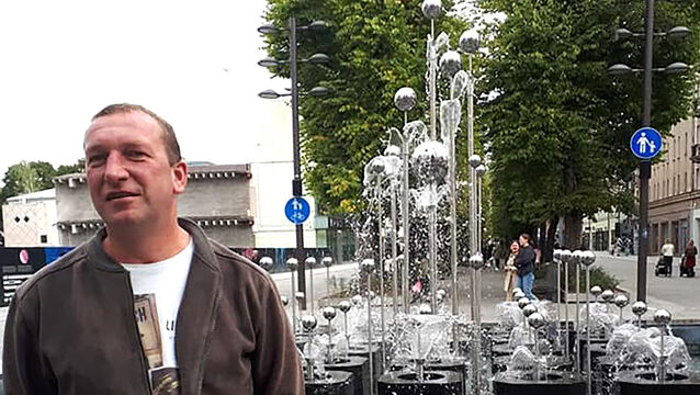 <p>Rolandas Kvederis, 49, who died in Kvederis, Portadown (PSNI)</p>