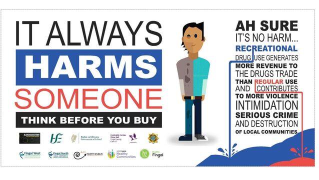 <p>The 'Think Before You Buy' campaign wants people to reflect on the impact of buying drugs for their families and communities.</p>