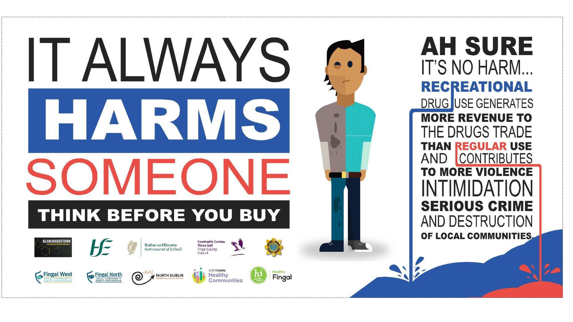 Campaign highlights long-term harm to families and communities of buying drugs