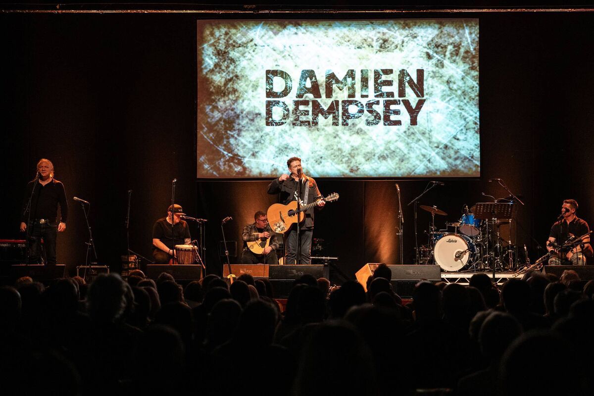 Damien Dempsey performing at the Sallins Inquiry Now benefit gig last Sunday. File picture
