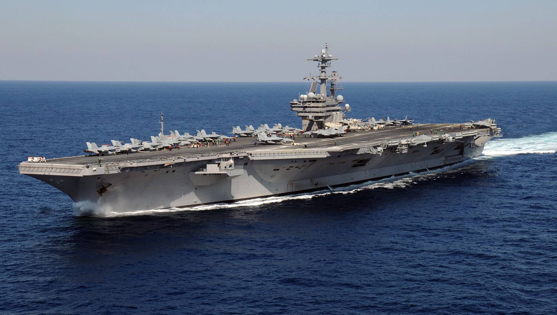 The USS George H W Bush has been deployed from Virginia, USA and is on its way to the Middle East to bolster US operations in Iran. Another aircraft carrier, the USS Gerald R Ford, is currently in Croatia undergoing repairs.