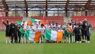 <p>BACK-TO-BACK: The Republic of Ireland have qualified for the Under-17 World Cup. Pic: FAI.</p> <p>BACK-TO-BACK: The Republic of Ireland have qualified for the Under-17 World Cup. Pic: FAI.</p>