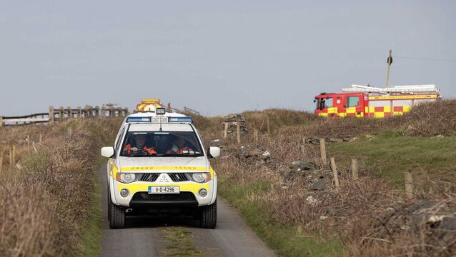 <p>The bodies of two fishermen have been recovered from the sea off the County Clare coast the afternoon. It’s understood that five men were fishing in Pulleen Bay at an area known as the Blue Pool between Kilkee and Doonbeg. Photograph: Press 22</p>