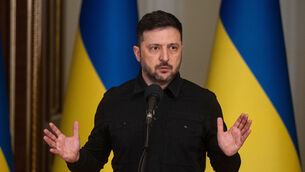 <p>Ukraine's president Volodymyr Zelenskyy has long known that foreign support is key to protecting his country's future. File picture: Danylo Antoniuk/AP</p>