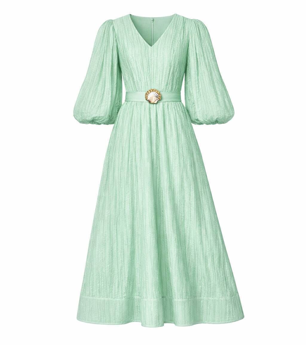 Mint Puff Sleeve Dress, €266, fee G