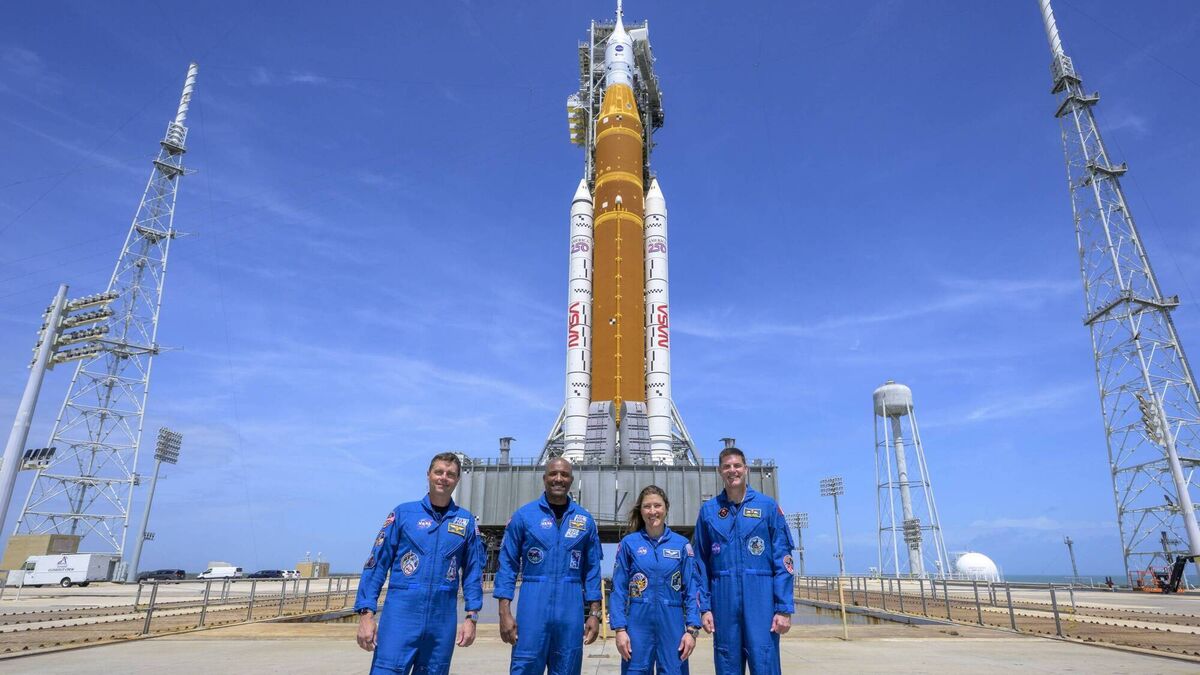 Artemis II launch: crowds gather for glimpse of historic Nasa moon mission