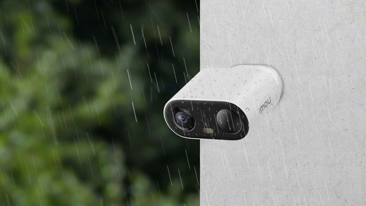 Weatherproof construction ensures reliable performance outdoors year-round. Picture: Imou. Weatherproof construction ensures reliable performance outdoors year-round. Picture: Imou.