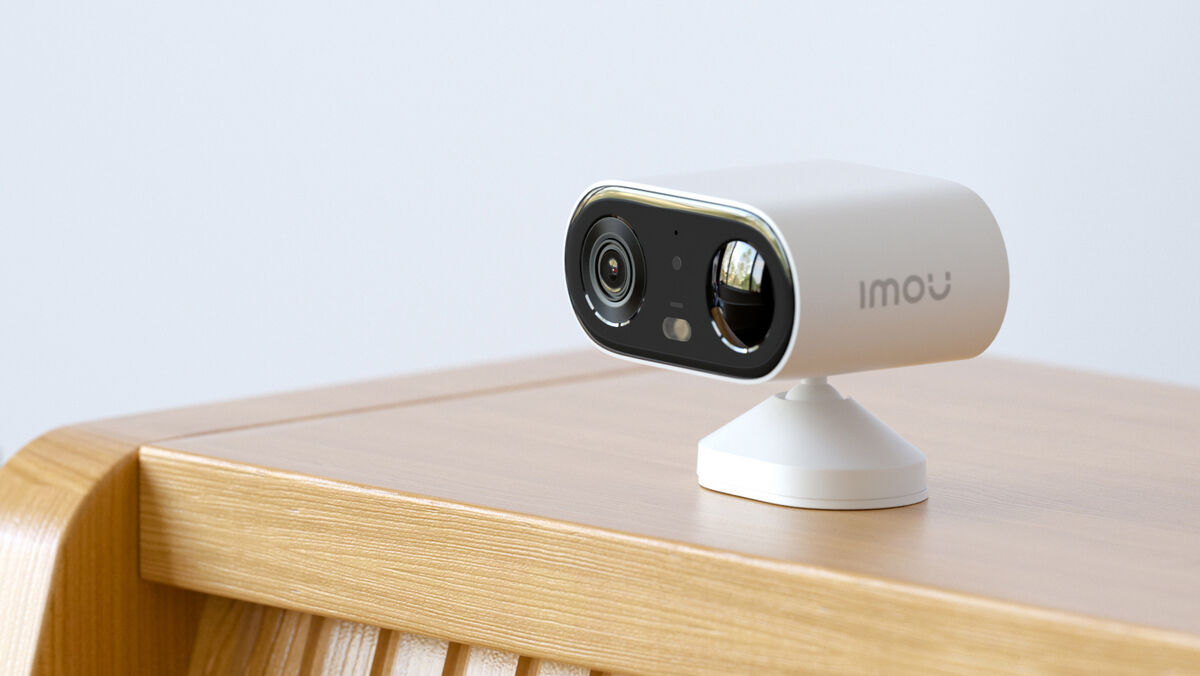 The compact, wire-free design makes it ideal for indoor or outdoor use. Picture: Imou. The compact, wire-free design makes it ideal for indoor or outdoor use. Picture: Imou.
