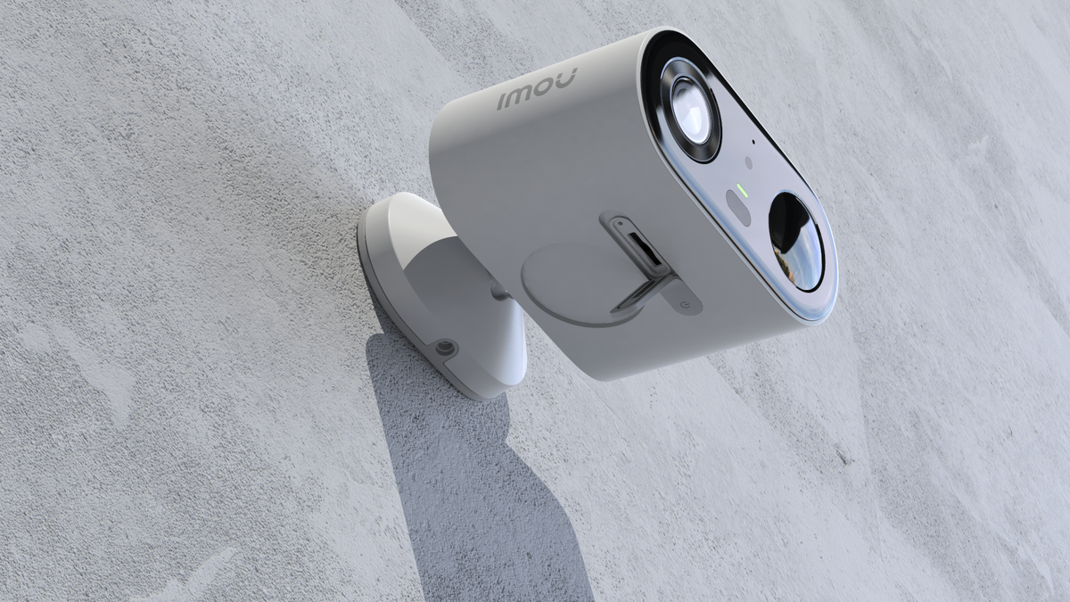 The new Cell Go now comes with USB-C charging and a micro-SD card for local storage. Picture: Imou.