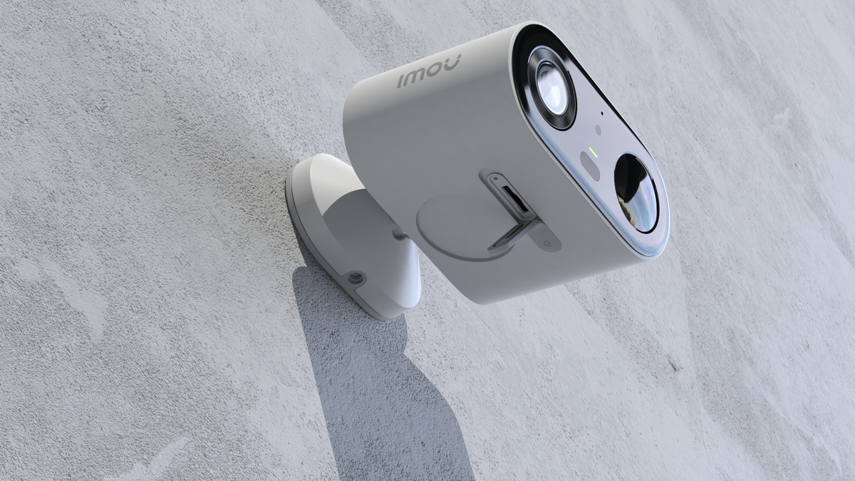 The new Cell Go now comes with USB-C charging and a micro-SD card for local storage. Picture: Imou. The new Cell Go now comes with USB-C charging and a micro-SD card for local storage. Picture: Imou.