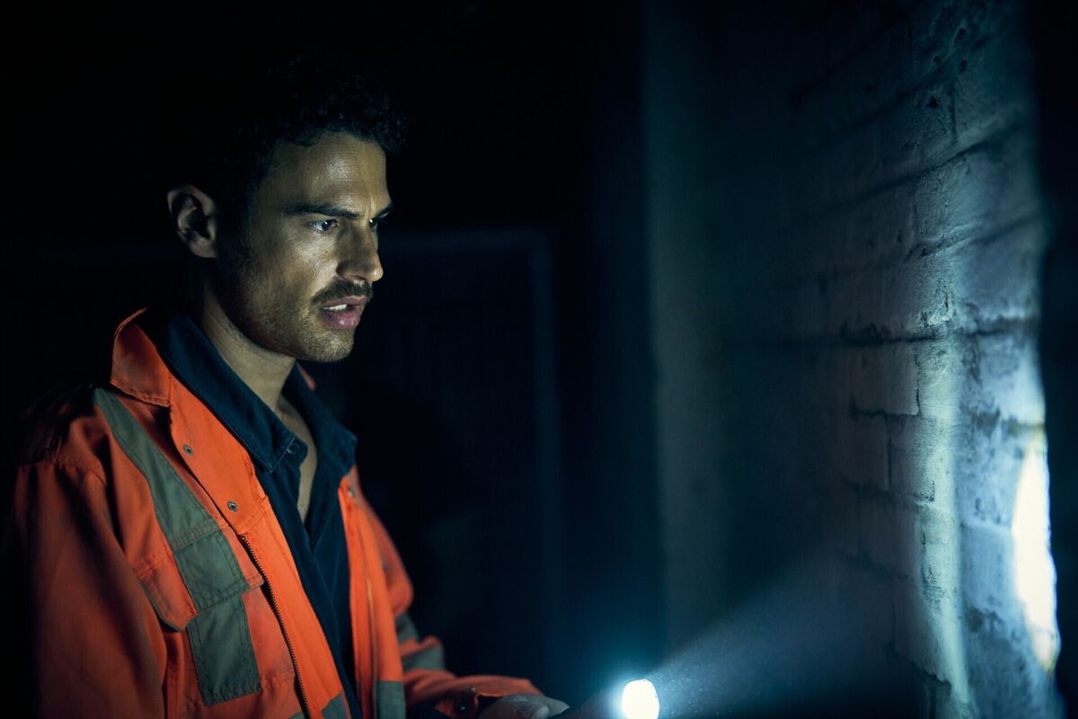 Theo James as Karalis in Fuze. Picture: Sky UK All Rights Reserved.