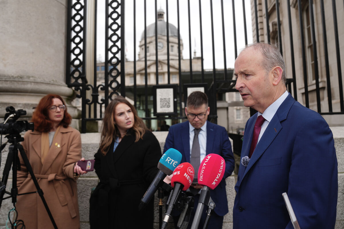 Taoiseach Micheal Martin said the only ‘certain’ way to stop rising prices is ‘to end the war’ (Brian Lawless/PA)