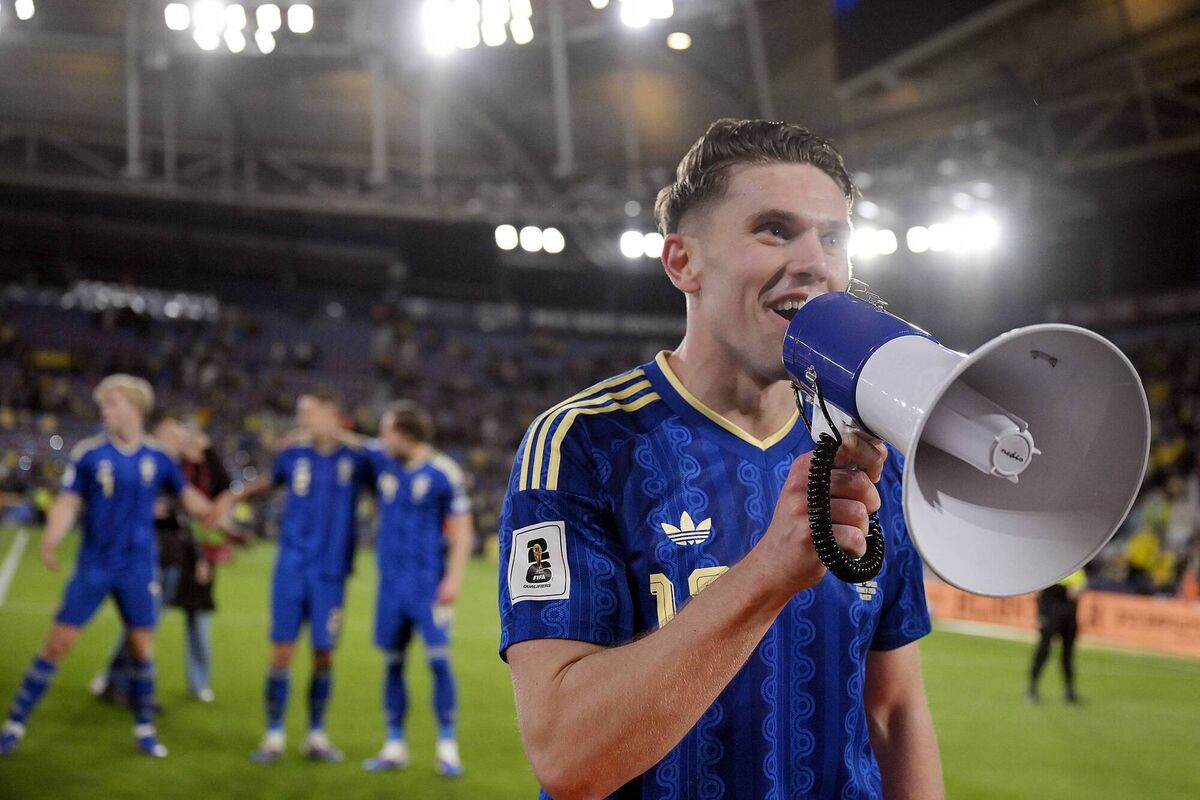 Viktor Gyokeres was instrumental in Sweden's qualification Pic: Jose Jordan/AFP via Getty Images