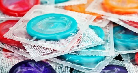 Safe Sex  Colorful Condoms