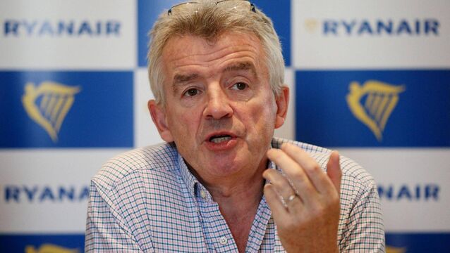 <p>Michael O'Leary said that Ryanair has already bought 80% of its fuel, but that rising fuel prices have resulted in aviation fuel costs doubling. Picture: Press Association</p>