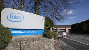 <p>The Intel manufacturing plant in Collinstown Park, Leixlip, Co. Kildare.</p>