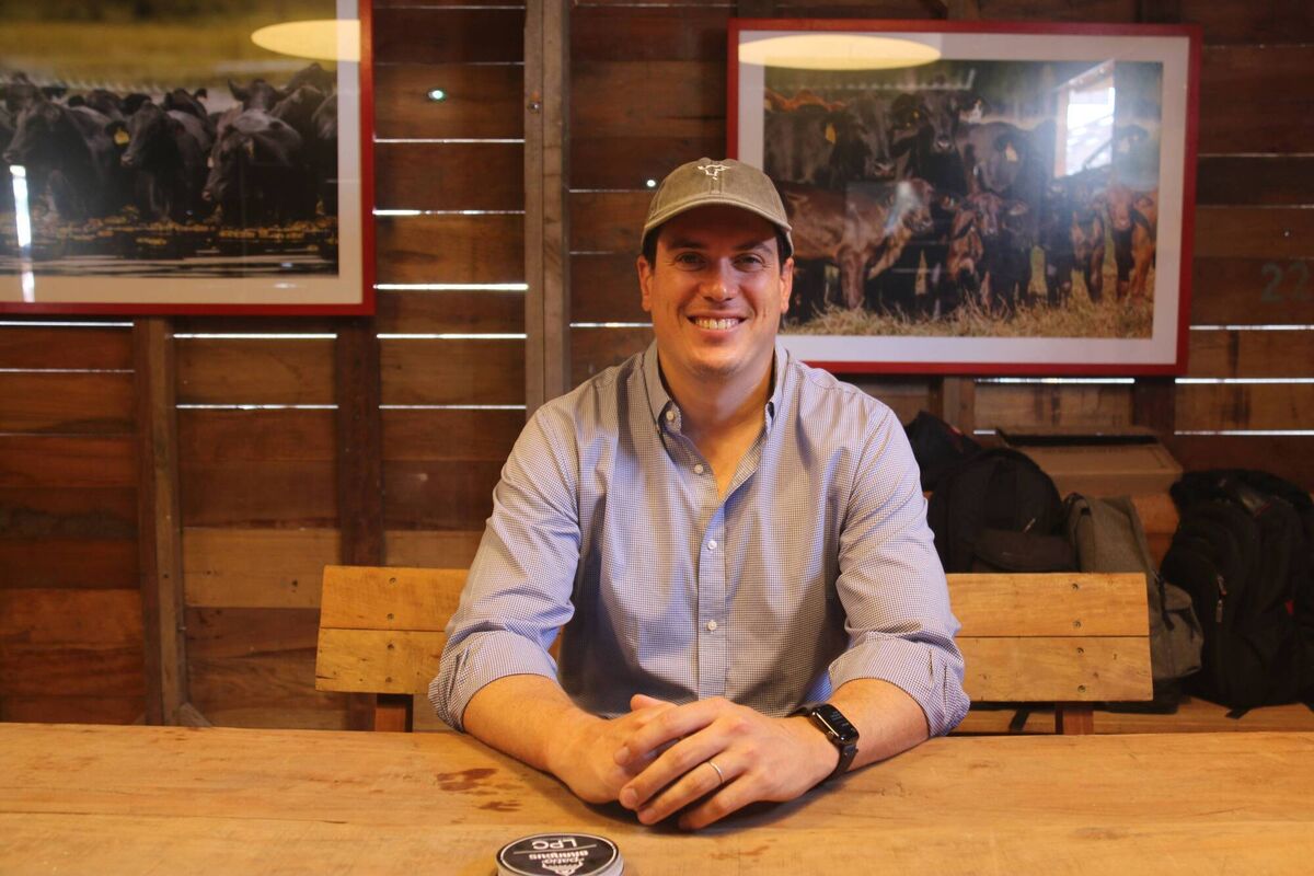 Santigo Goldstein, beef farmer and vice-president of the Argentinian Association of Brangus Cattle Breeders. Picture: Rachel Martin