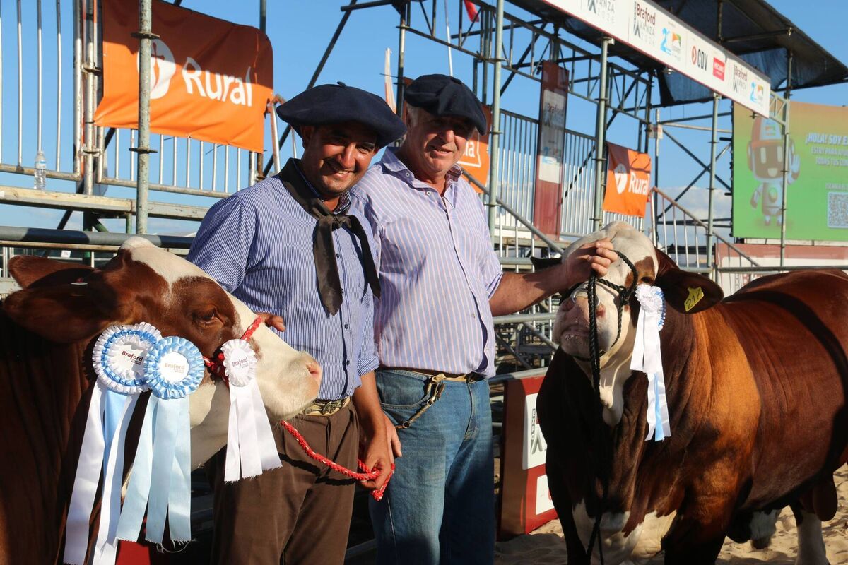 Champion Bradford breeders at this year’s Expoagro. Picture: Rachel Martin