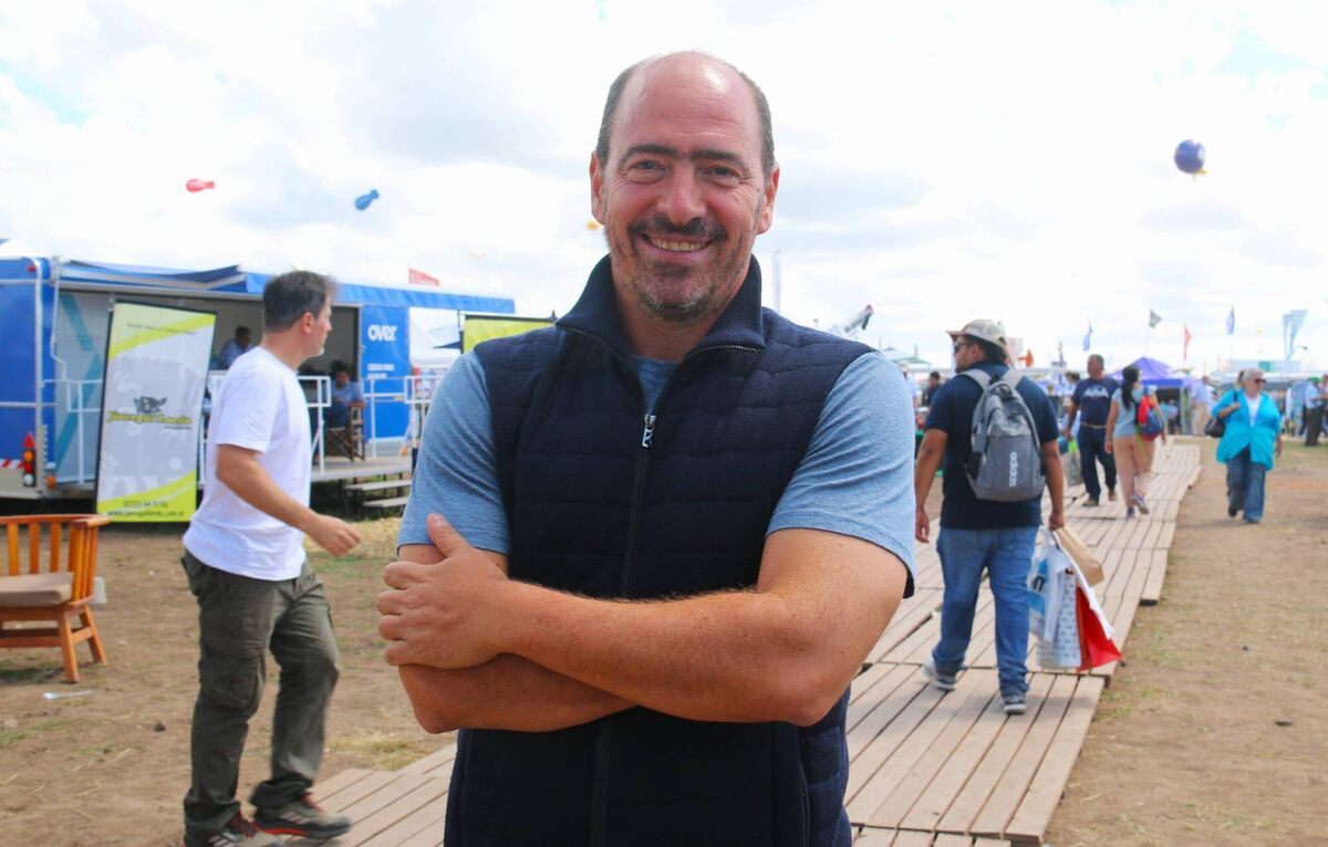 Sebastián Castillo, Abuelo Julio, a large-scale beef farmer and agri-food business owner from San José de Feliciano, Entre Ríos, Argentina. Picture: Rachel Martin