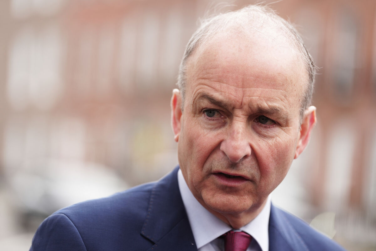 Taoiseach Micheal Martin condemned the attempted attack in Lurgan as he arrived for a Cabinet meeting at Government Buildings in Dublin (Brian Lawless/PA)