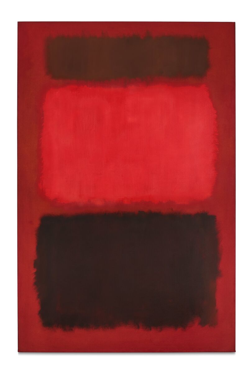 Mark Rothko - Brown and Blacks in Reds 1957.
