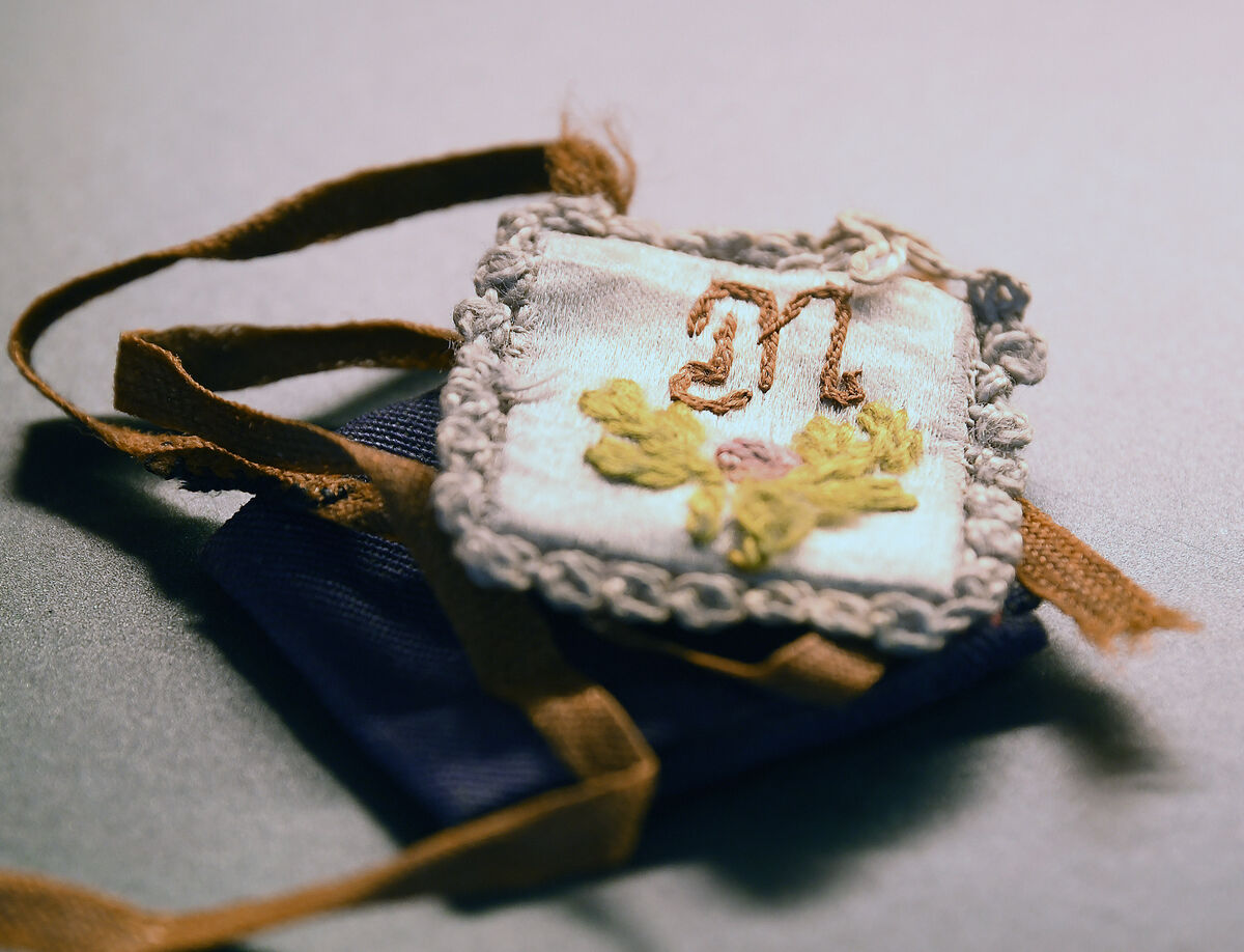 A silk thread scapular worn by Countess Markievicz in prison. Picture: Moya Nolan A silk thread scapular worn by Countess Markievicz in prison. Picture: Moya Nolan