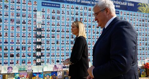 Ireland's FM McEntee visits Kyiv