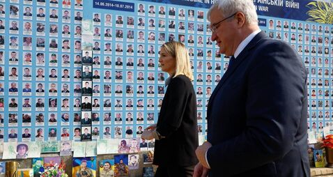 Ireland's FM McEntee visits Kyiv