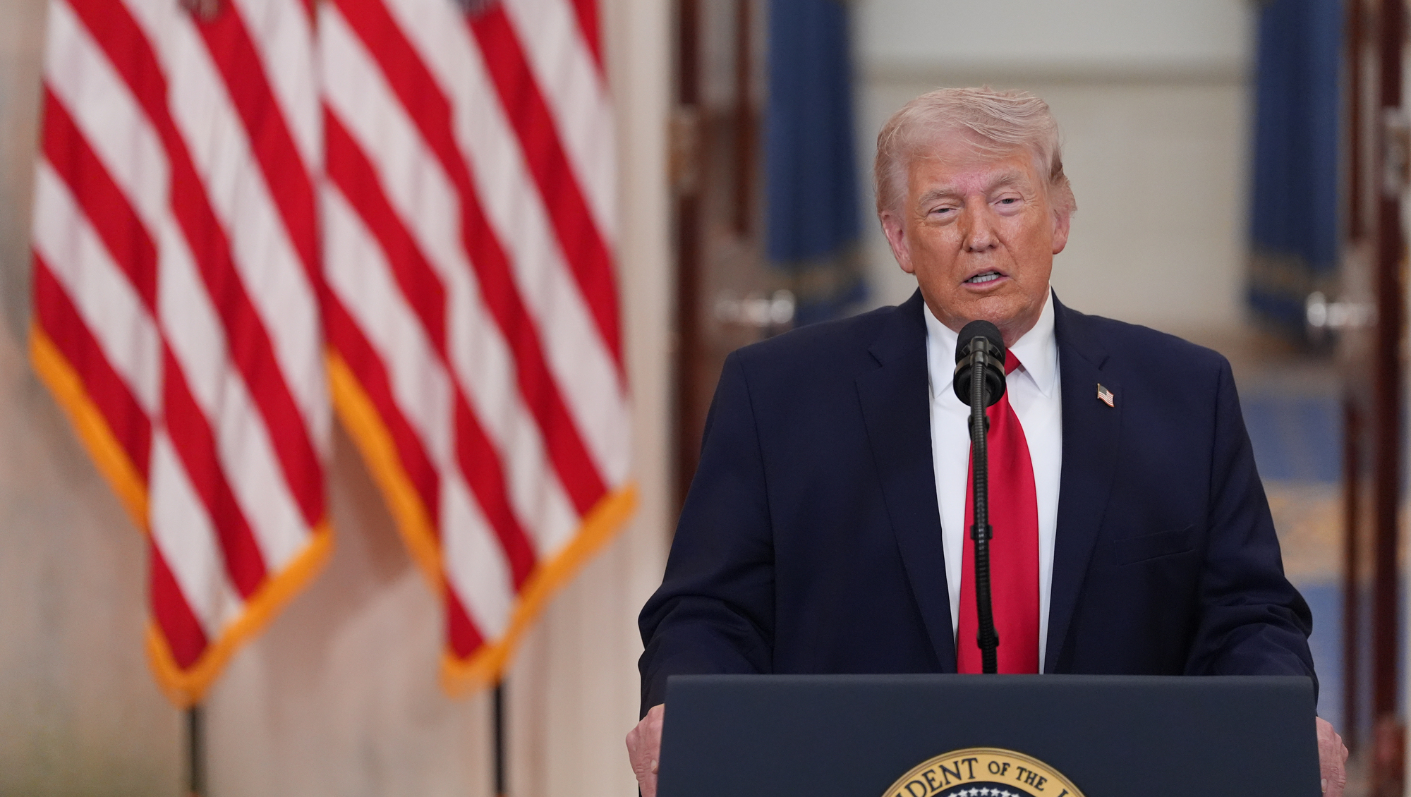 Trump claims Iran war ‘nearing completion’ and seeks to justify conflict in prime-time address
