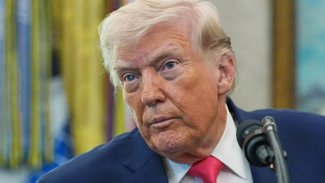 <p>President Donald Trump, facing a war-wary American ​public and sliding poll numbers, said the U.S. had destroyed Iran's navy and air force</p>