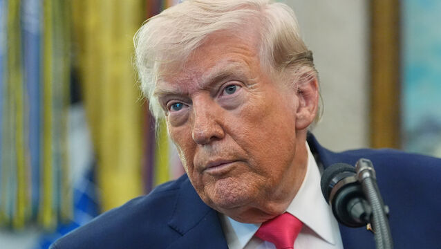 <p>President Donald Trump, facing a war-wary American ​public and sliding poll numbers, said the U.S. had destroyed Iran's navy and air force</p>