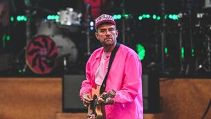 <p>A file image of Damon Albarn, who brought Gorillaz to 3Arena in Dublin on Wednesday. (Photo by OLIVIER CHASSIGNOLE / AFP) </p>