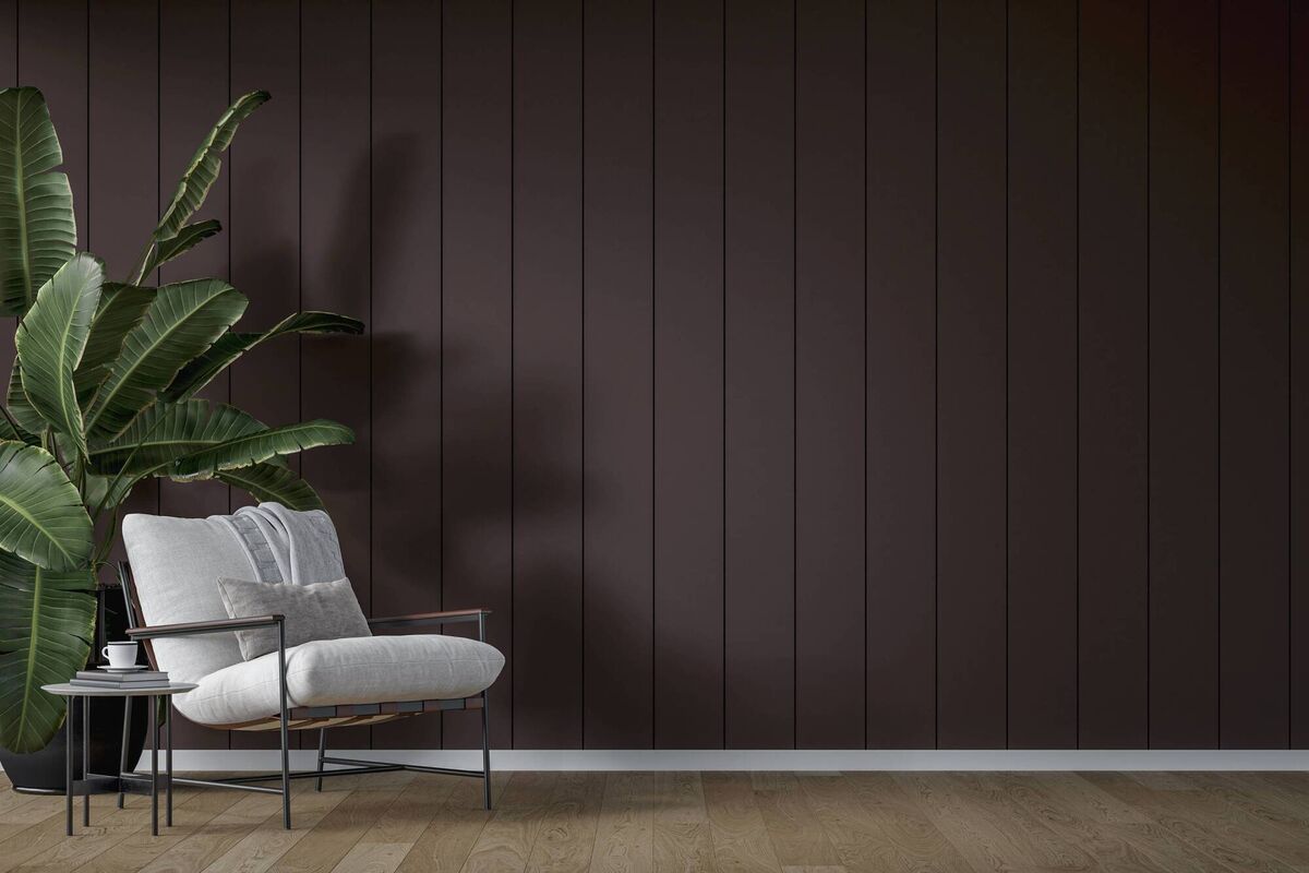 Cabin core doesnât have to be insanely rustic. Try wide planks in sumptuous colour to add texture and interest. Picture: iStock Cabin core doesnât have to be insanely rustic. Try wide planks in sumptuous colour to add texture and interest. Picture: iStock