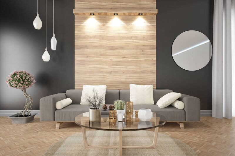 Light, elegant and characterful, here panelling applied directly over paper adds a freshening originality to a period space thatâs picked up in the entry door and hall wall panels. Picture: iStock Light, elegant and characterful, here panelling applied directly over paper adds a freshening originality to a period space thatâs picked up in the entry door and hall wall panels. Picture: iStock